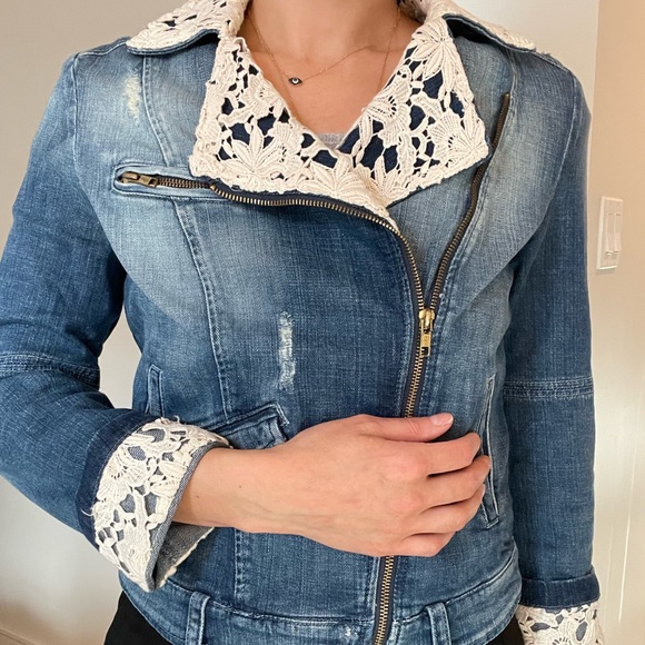 Guess statement denim Jacket S - Picture 3 of 6